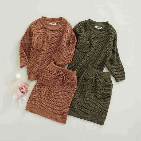citgeett autumn kids girls knitted skirt set long sleeve sweater midi skirt casual daily outfit spring clothes j220711, White
citgeett autumn kids girls knitted skirt set long sleeve sweater midi skirt casual daily outfit spring clothes j220711, White