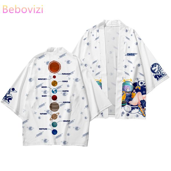 space pattern loose beach summer japanese cardigan two-piece suit women men cosplay yukata clothing harajuku kimono + pants sets, Red
space pattern loose beach summer japanese cardigan two-piece suit women men cosplay yukata clothing harajuku kimono + pants sets, Red
