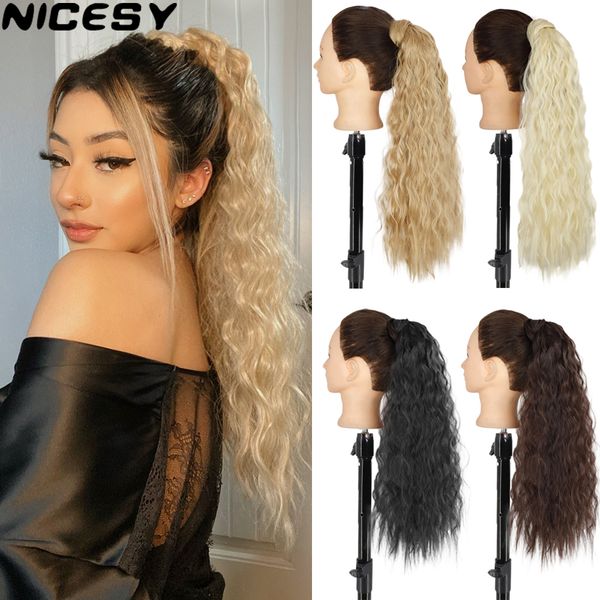 costume accessories synthetic corn wavy long ponytail hairpiece wrap on clip hair extensions ombre black brown pony tail blonde fake hair, Silver
costume accessories synthetic corn wavy long ponytail hairpiece wrap on clip hair extensions ombre black brown pony tail blonde fake hair, Silver