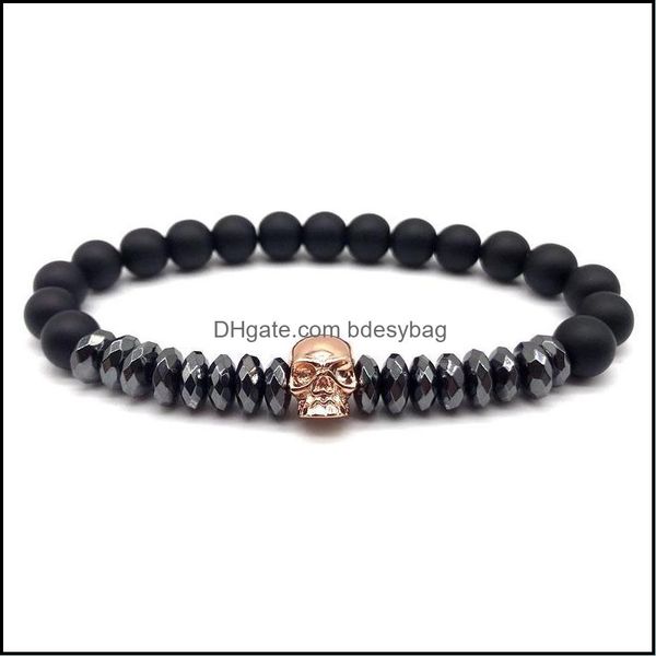 beaded strands bracelets jewelry beaded punk skl bracelet men 8mm handmade black strand matte hematite for fashion dhywz
beaded strands bracelets jewelry beaded punk skl bracelet men 8mm handmade black strand matte hematite for fashion dhywz