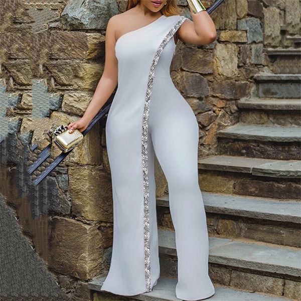 white one shoulder jumpsuits for ladies bodycon floor length elegant summer evening night party rompers jumpsuits clothes 220713, Black;white
white one shoulder jumpsuits for ladies bodycon floor length elegant summer evening night party rompers jumpsuits clothes 220713, Black;white
