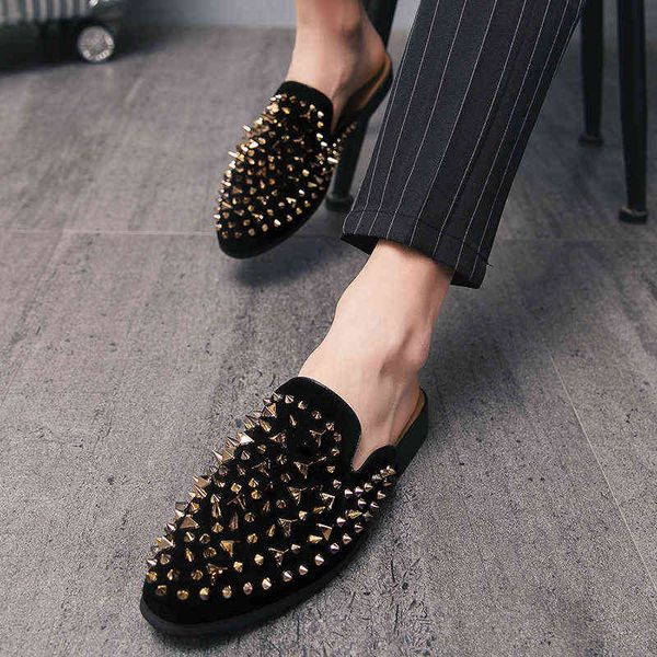 hbp dres shoe spring elegant luxury leatherwear men shoe gold casual rivet sequin flat sheep leather 220723, Black
hbp dres shoe spring elegant luxury leatherwear men shoe gold casual rivet sequin flat sheep leather 220723, Black