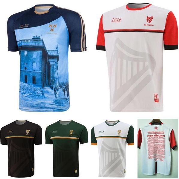 1916 2016 commemorative edition gaa rugby jersey retro training dublin áth cliath shirt connolly vintage classic tipari kerry limerick meath, Black;blue
1916 2016 commemorative edition gaa rugby jersey retro training dublin áth cliath shirt connolly vintage classic tipari kerry limerick meath, Black;blue