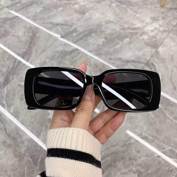 sunglasses summer vintage women's men small rectangle sun glasses brand designer fashion retro uv400, White;black
sunglasses summer vintage women's men small rectangle sun glasses brand designer fashion retro uv400, White;black
