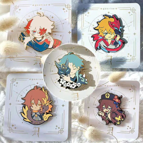 wholesale genshin impact peripheral metal badge walnut clock mandrill two-dimensional animation brooch japanese cartoon pin decoration, Blue
wholesale genshin impact peripheral metal badge walnut clock mandrill two-dimensional animation brooch japanese cartoon pin decoration, Blue