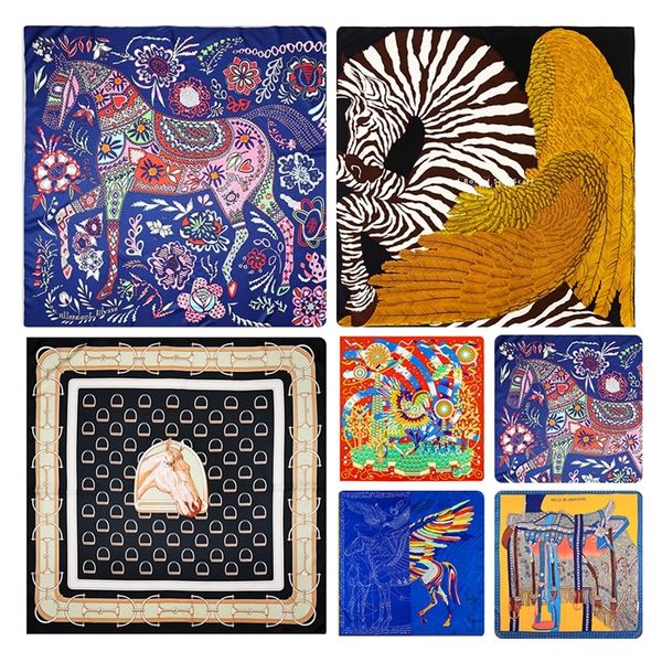 silk scarf 90*90cm designer manual edges twill seda natural 100 foulard 90x90 bandanas shawls 220507, Blue;gray
silk scarf 90*90cm designer manual edges twill seda natural 100 foulard 90x90 bandanas shawls 220507, Blue;gray