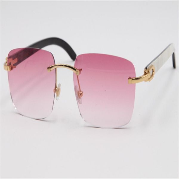 whole new style 8300816 sunglasses genuine natural black and white vertical stripes buffalo horn rimless glasses gold b309v, White;black
whole new style 8300816 sunglasses genuine natural black and white vertical stripes buffalo horn rimless glasses gold b309v, White;black