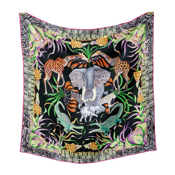 design women's silk scarf cartoon animal printing daily casual female changeable wrist towel neckline 220817, Blue;gray
design women's silk scarf cartoon animal printing daily casual female changeable wrist towel neckline 220817, Blue;gray