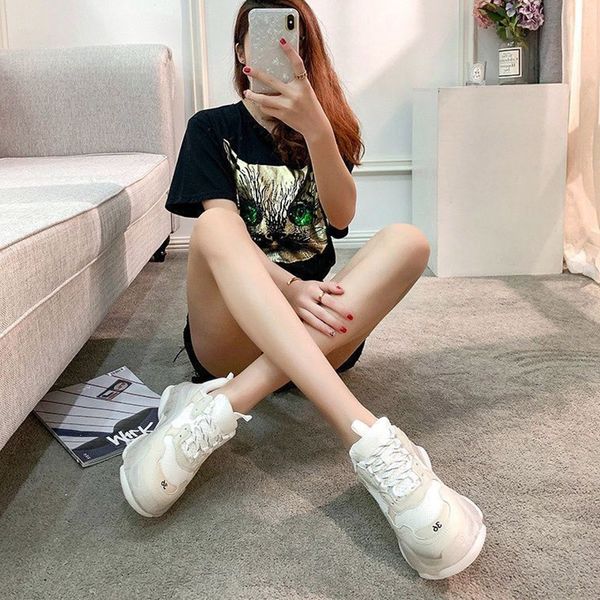 classic casual shoes 2022 paris crystal bottom triple s dad platform sneakers for men women vintage old grandpa trainer eur 36-45 z86, Black
classic casual shoes 2022 paris crystal bottom triple s dad platform sneakers for men women vintage old grandpa trainer eur 36-45 z86, Black