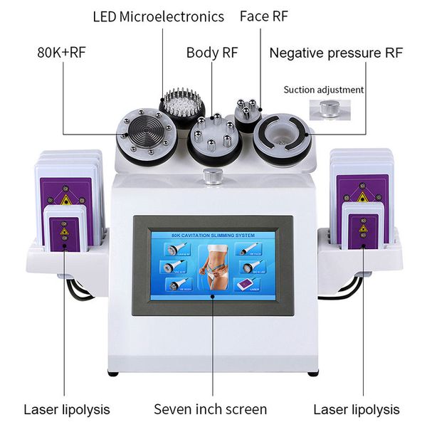new model 6in1 slimming machine 80k ultrasonic cavitation vacuum rf laser spa salon home use radio frequency skin tightening rejuvenation fa
new model 6in1 slimming machine 80k ultrasonic cavitation vacuum rf laser spa salon home use radio frequency skin tightening rejuvenation fa