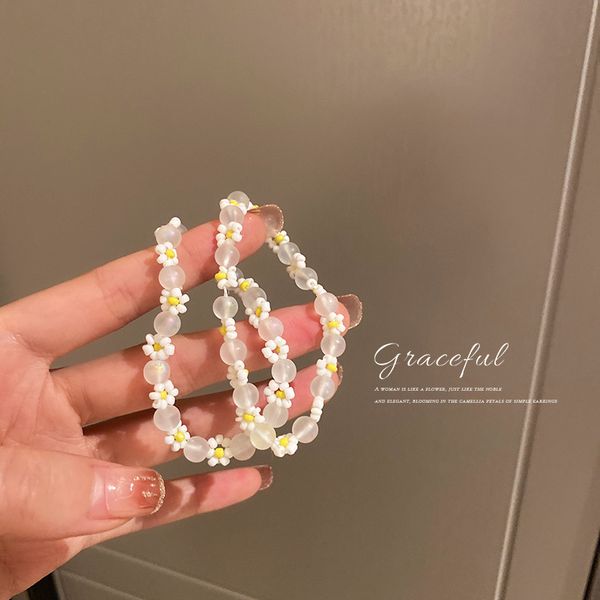 acrylic glaze white flower bracelet korean ins fresh design bracelet simple super fairy for women, Black
acrylic glaze white flower bracelet korean ins fresh design bracelet simple super fairy for women, Black