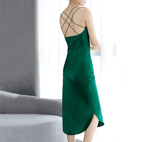 cross braces women satin deep dress solid straight pajamas party elegant female summer spaghetti strap casual 220506, Black;gray
cross braces women satin deep dress solid straight pajamas party elegant female summer spaghetti strap casual 220506, Black;gray