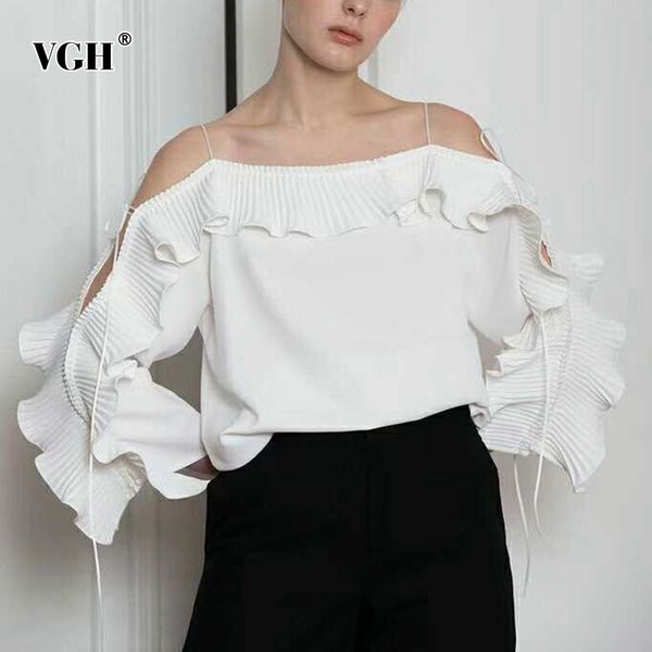 off shoulder ruched t shirt for female slash neck long sleeve patchwork ruffle lace up bowknot white fall 210507
off shoulder ruched t shirt for female slash neck long sleeve patchwork ruffle lace up bowknot white fall 210507