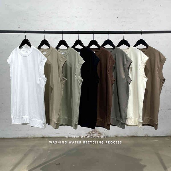 men' tank fog style hem solid color sleeveless t-shirt men and women oversize loose hip hop casual waistcoat summer 1j2o, White;black
men' tank fog style hem solid color sleeveless t-shirt men and women oversize loose hip hop casual waistcoat summer 1j2o, White;black
