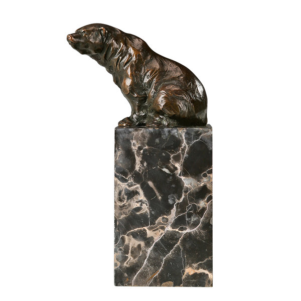 bronze animal sculpture little bear statue wildlife figurine art small casting child room decor birthday gifts, Silver
bronze animal sculpture little bear statue wildlife figurine art small casting child room decor birthday gifts, Silver
