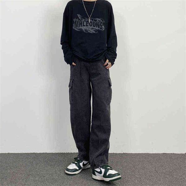 fojaganto men's spring fashion jeans japanese retro washed distressed wide leg pants hip hop loose big pocket couple jeans male t220726, Blue
fojaganto men's spring fashion jeans japanese retro washed distressed wide leg pants hip hop loose big pocket couple jeans male t220726, Blue
