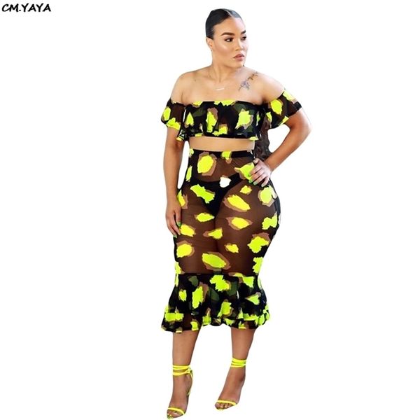 women summer print mesh see though off shoulder butterfly sleeve crop ruffles hem bodycon midi skirt suit dress a8140 t200608, White
women summer print mesh see though off shoulder butterfly sleeve crop ruffles hem bodycon midi skirt suit dress a8140 t200608, White