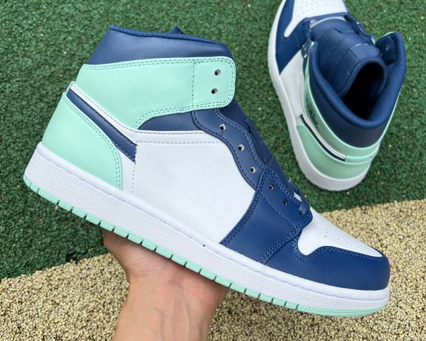 jumpman 1 mid boots blue mint basketball shoes mystic navy white mint foam outdoor trainers sports sneaker with box, Black
jumpman 1 mid boots blue mint basketball shoes mystic navy white mint foam outdoor trainers sports sneaker with box, Black