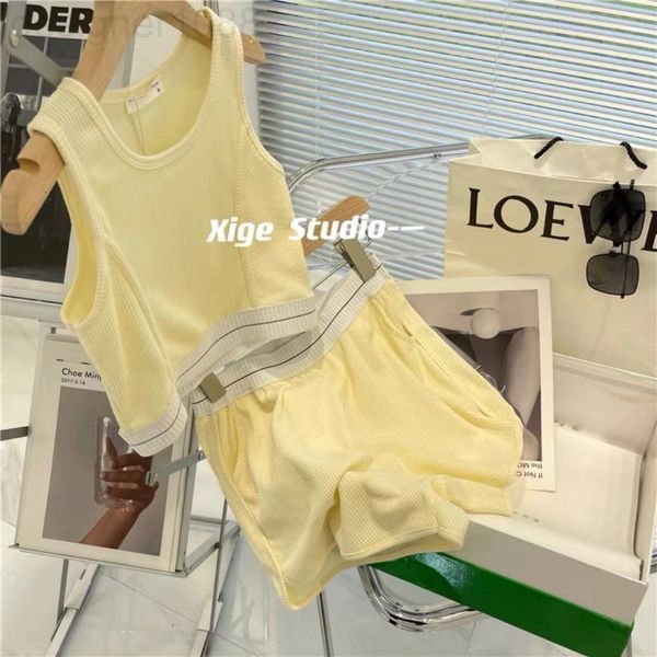 two piece dress designer waffle sports suit women's summer fashion short slim vest + high waist casual shorts fitness running yoga s2p1, White
two piece dress designer waffle sports suit women's summer fashion short slim vest + high waist casual shorts fitness running yoga s2p1, White