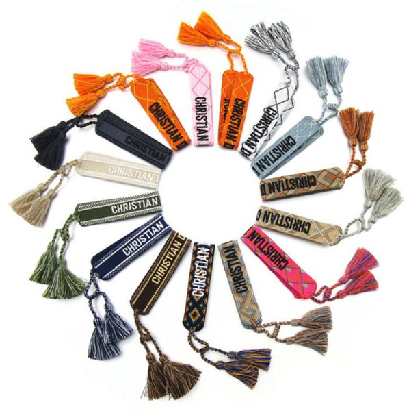 fashion brand classic bangles jewelry men women handmade cotton signture embroidery luxury bracelets designer woven bangle fabrics bracelet, Black
fashion brand classic bangles jewelry men women handmade cotton signture embroidery luxury bracelets designer woven bangle fabrics bracelet, Black