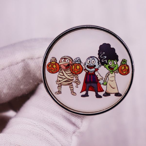 mummy dracula and the bride of the freaky science blend brooches interesting halloween accessories, Blue
mummy dracula and the bride of the freaky science blend brooches interesting halloween accessories, Blue