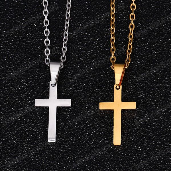 women fashion stainless steel cross pendant necklace christian jesus prayer necklaces for women jewelry, Silver
women fashion stainless steel cross pendant necklace christian jesus prayer necklaces for women jewelry, Silver