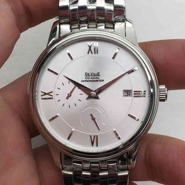 luxury mens mechanical watch four needle steel belt automatic df006 geneva es for men swiss wristwatches, Slivery;brown
luxury mens mechanical watch four needle steel belt automatic df006 geneva es for men swiss wristwatches, Slivery;brown