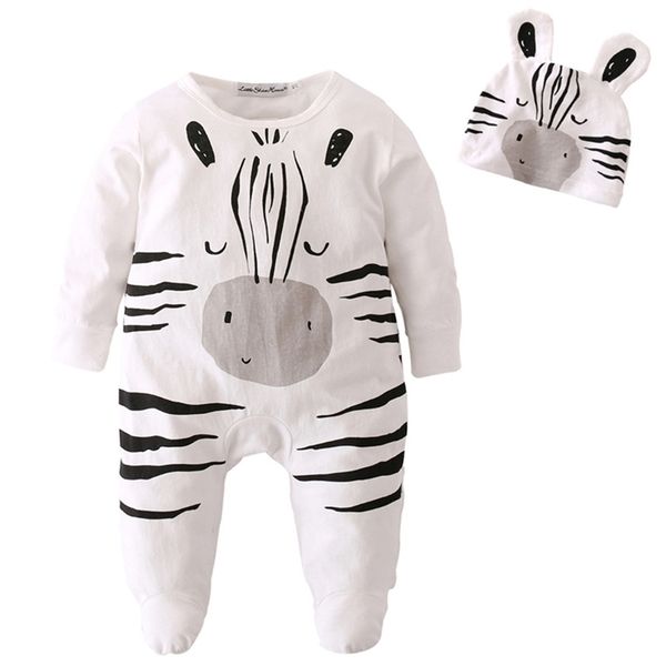 fashion baby boy cartoon zebra jumpsuitshat casual outfits born baby girl clothes infant clothing set lj201223, White
fashion baby boy cartoon zebra jumpsuitshat casual outfits born baby girl clothes infant clothing set lj201223, White
