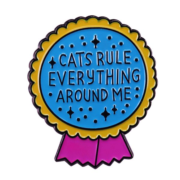 cats rule everything badge oh kitty have got our hearts minds and complete dominance over our social lives crazy cat lady unite, Blue
cats rule everything badge oh kitty have got our hearts minds and complete dominance over our social lives crazy cat lady unite, Blue