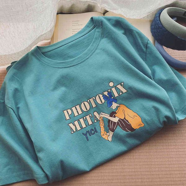 women's t-shirt 2022 cartoon animation short sleeve t-shirt women's spring 2022 loose casual round neck bottomed shirt wpns, White
women's t-shirt 2022 cartoon animation short sleeve t-shirt women's spring 2022 loose casual round neck bottomed shirt wpns, White