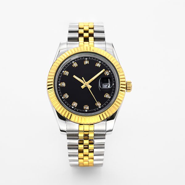 aaa watch mens automatic mechanical date 41mm sapphire crystal lens configuration black faced 12 diamonds super luminous dots montre de watc, Slivery;brown
aaa watch mens automatic mechanical date 41mm sapphire crystal lens configuration black faced 12 diamonds super luminous dots montre de watc, Slivery;brown