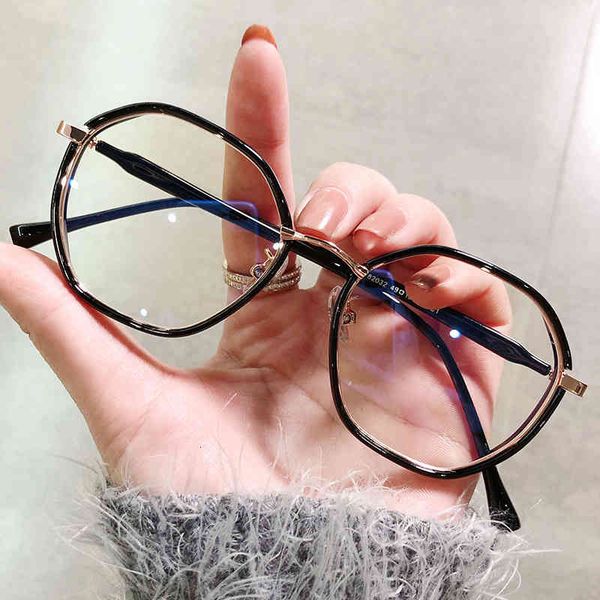 sunglasses blue light proof glasses women's korean chao round face large frame plain eye can be equipped with myopic flat lens 3yhp, White;black
sunglasses blue light proof glasses women's korean chao round face large frame plain eye can be equipped with myopic flat lens 3yhp, White;black