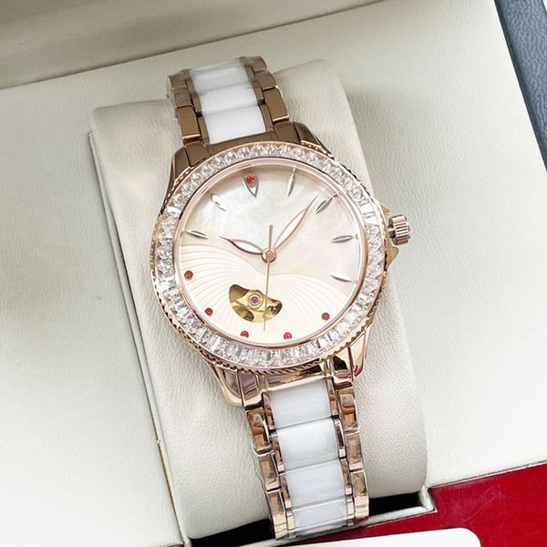 fashion women's watch 34mm 316 stainless steel case ceramic belt mechanical movement sapphire crystal mirror anti-scratch waterproof di, Slivery;brown
fashion women's watch 34mm 316 stainless steel case ceramic belt mechanical movement sapphire crystal mirror anti-scratch waterproof di, Slivery;brown