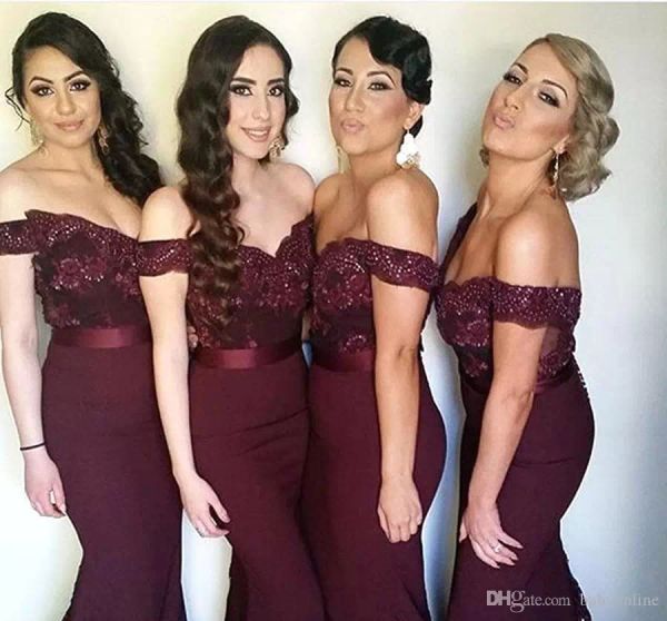 2022 burgundy mermaid bridesmaid dresses sheath lace applique beaded off the shoulder maid of honor gown custom made beach wedding party for, White;pink
2022 burgundy mermaid bridesmaid dresses sheath lace applique beaded off the shoulder maid of honor gown custom made beach wedding party for, White;pink