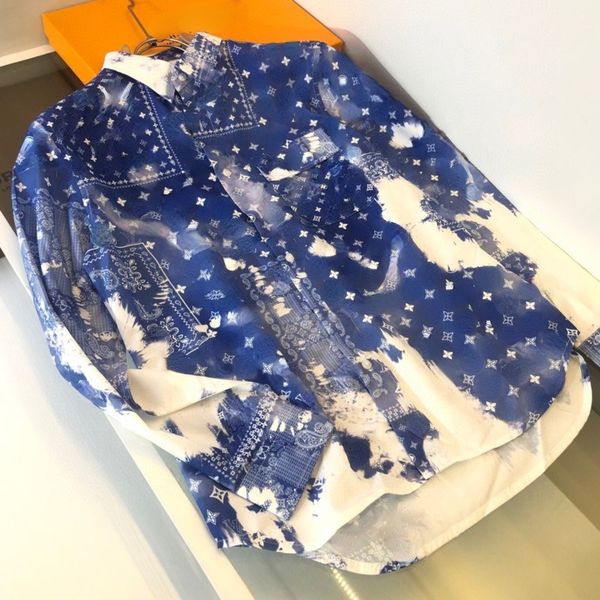 luxury brand 2022ss summer new fashion brand print gradient ink youth versatile lapel casual shirt, White;black
luxury brand 2022ss summer new fashion brand print gradient ink youth versatile lapel casual shirt, White;black