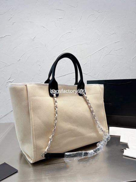 new fashion classic style luxury designers canvas shopping bags women deauville chain beach bag double shoulder large capacity multi-functio
new fashion classic style luxury designers canvas shopping bags women deauville chain beach bag double shoulder large capacity multi-functio