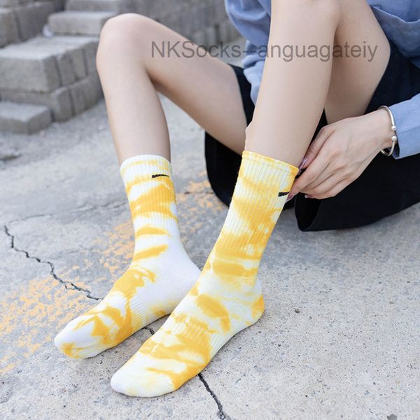 men's fashion classic tie dyed socks hook brand men women long cotton sports high candy colour middle tube moisture absorption sock lux, Black
men's fashion classic tie dyed socks hook brand men women long cotton sports high candy colour middle tube moisture absorption sock lux, Black
