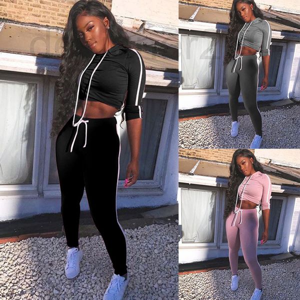 women's tracksuits designer 2020 fashion women's long sleeve hooded solid color, Gray
women's tracksuits designer 2020 fashion women's long sleeve hooded solid color, Gray