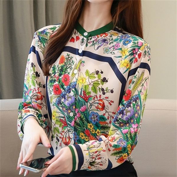 silk shirt female new autumn sleeve loose shirt fashion print vintage blouse shirt casual elegant blouses women blusas lj200811, White
silk shirt female new autumn sleeve loose shirt fashion print vintage blouse shirt casual elegant blouses women blusas lj200811, White