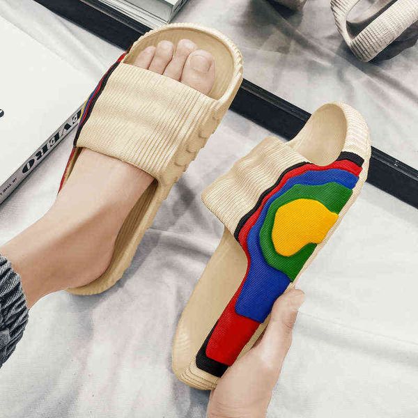 slippers slides men beach sandals classic bathroom shower slippers non-slip soft sports shoes flip flops 220729, Black
slippers slides men beach sandals classic bathroom shower slippers non-slip soft sports shoes flip flops 220729, Black