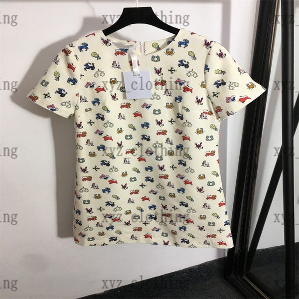 white designer girls sports dresses brand 2022fw newly women casual dresses cd buttons crab animal print loose short sleeve dress high-end t, Black;gray
white designer girls sports dresses brand 2022fw newly women casual dresses cd buttons crab animal print loose short sleeve dress high-end t, Black;gray