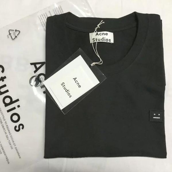 men's t-shirts acne cotton short sleeves designers round neck t shirt summer fashion womens tshirts streetwear casual tees man clothing, White;black
men's t-shirts acne cotton short sleeves designers round neck t shirt summer fashion womens tshirts streetwear casual tees man clothing, White;black