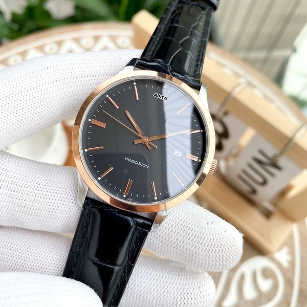 adita oysters classic women and men for watch precision durable cowhide stainless steel sliding clasp ladies quartz diving ceramic watch rx0, Slivery;brown
adita oysters classic women and men for watch precision durable cowhide stainless steel sliding clasp ladies quartz diving ceramic watch rx0, Slivery;brown