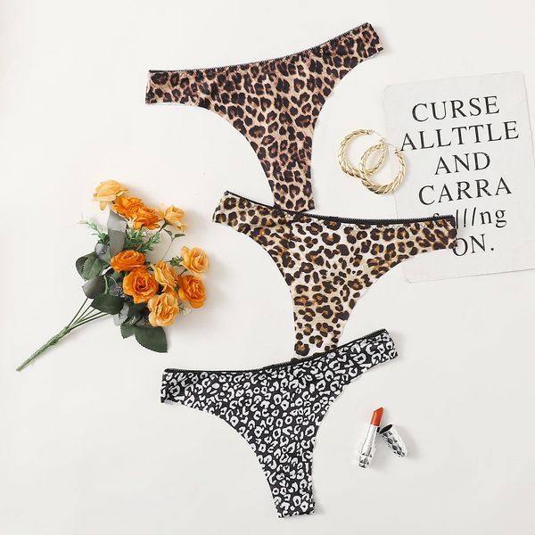 women's thin g-string pants leopard print comfortable ice tight briefs breathable skin friendly antibacterial underwear 3-pack c861., Black;white
women's thin g-string pants leopard print comfortable ice tight briefs breathable skin friendly antibacterial underwear 3-pack c861., Black;white