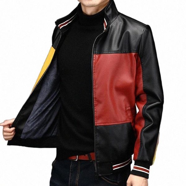 men's jackets fleece leather men jacket autumn baseball uniform color matching velvet warm pu clothing wool liner plus size coats 1567#, Black;brown
men's jackets fleece leather men jacket autumn baseball uniform color matching velvet warm pu clothing wool liner plus size coats 1567#, Black;brown