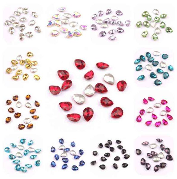 10pcs 6x8mm nail drill jewelry crystal glass pointback water drop multicolor optional mobile phone decoration paste drill y220408, Black
10pcs 6x8mm nail drill jewelry crystal glass pointback water drop multicolor optional mobile phone decoration paste drill y220408, Black
