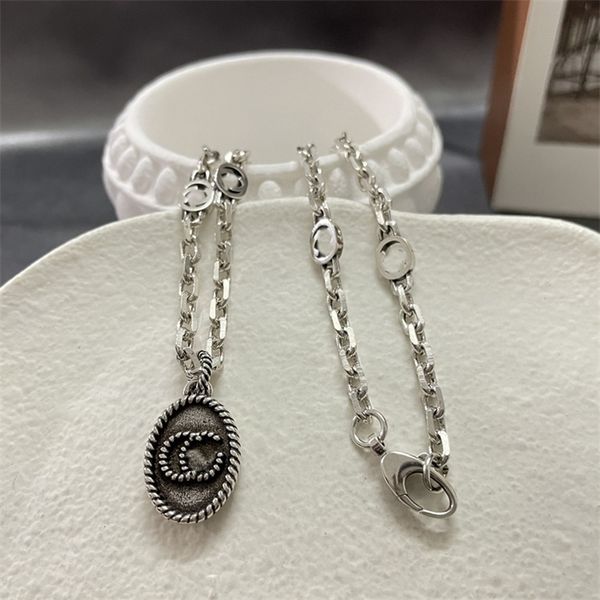 80% off clearance old made old oval fried dough twist necklace, male and female pendant sweater chain gift for valentine's day, Silver
80% off clearance old made old oval fried dough twist necklace, male and female pendant sweater chain gift for valentine's day, Silver