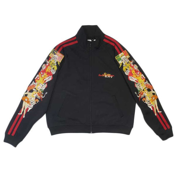 21ss b. numbers independent double embroidery stripe ins men's and women's casual pants jacket coat black, Black;brown
21ss b. numbers independent double embroidery stripe ins men's and women's casual pants jacket coat black, Black;brown