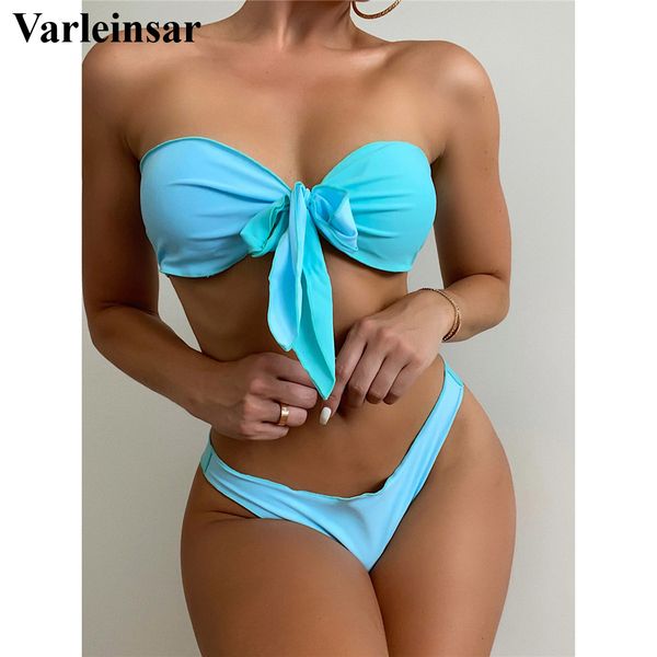 knotted bandeau bikini women swimwear female swimsuit two-pieces bikini set high leg cut strapless bathing suit swim lady v3258, White;black
knotted bandeau bikini women swimwear female swimsuit two-pieces bikini set high leg cut strapless bathing suit swim lady v3258, White;black