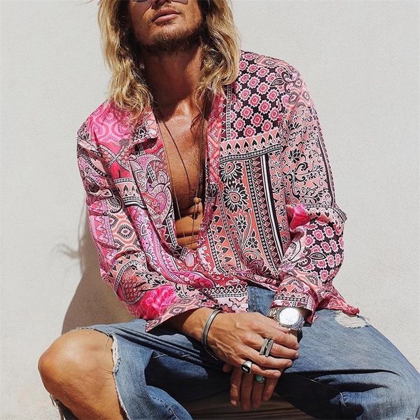 camisas men s shirt summer fashion casual lapel print long sleeve shirt streetwear blouse men hawaiian shirt chemise lj200925, White;black
camisas men s shirt summer fashion casual lapel print long sleeve shirt streetwear blouse men hawaiian shirt chemise lj200925, White;black